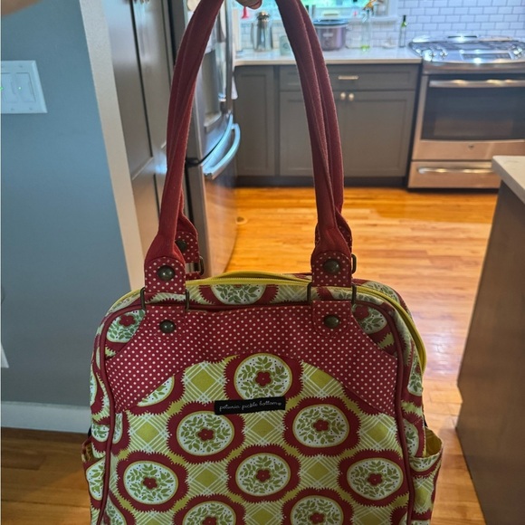 Petunia Pickle Bottom Handbags - Petunia Pickle Bottom Diaper Bag. Red and Yellow Women's Diaper Bag
